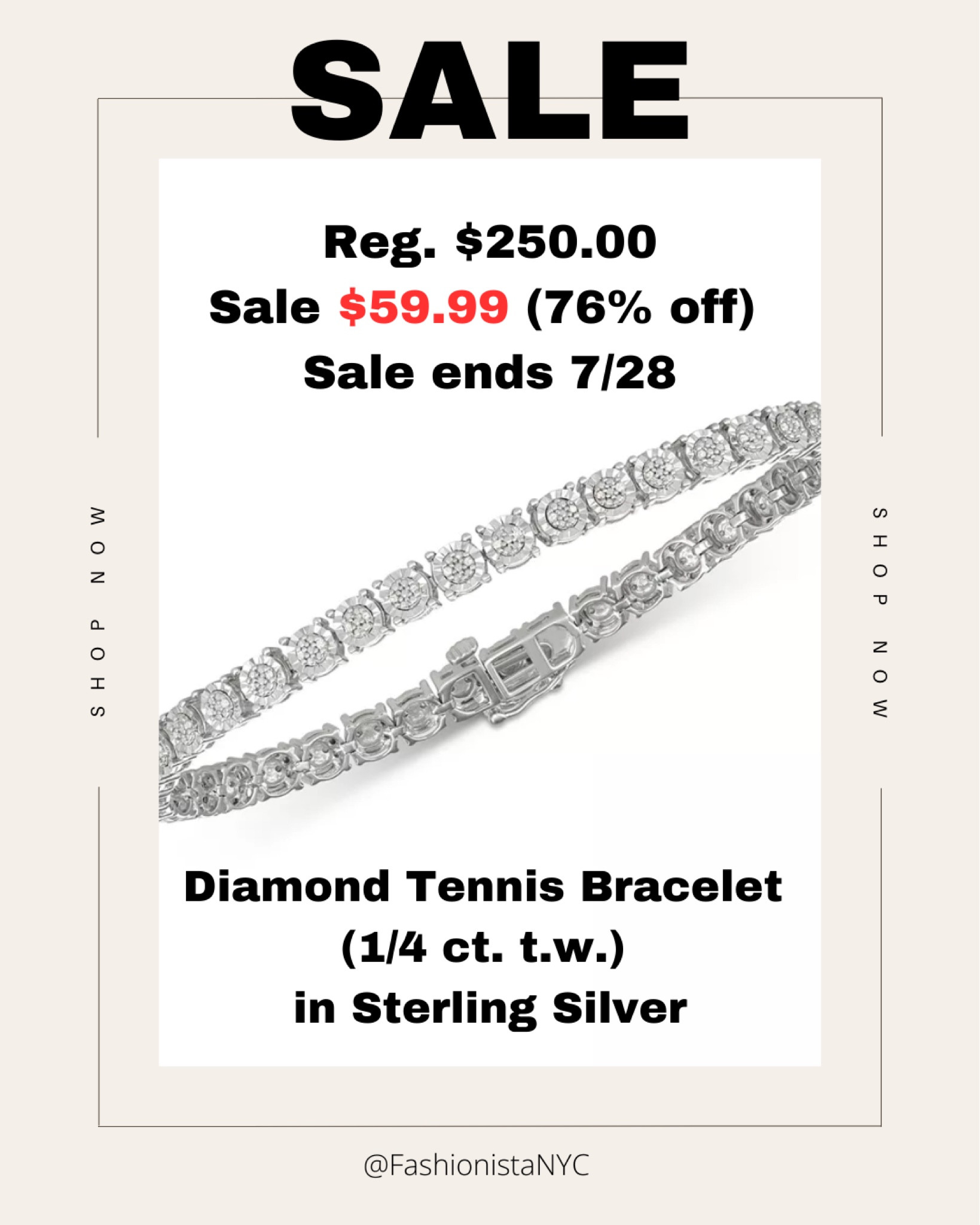 WOW!!! 😮 Got 2 for 🎁 Gifts!!!!!!!
Last Chance!! Ends Tonight!!!
Tennis 🎾 Bracelet on SALE!!!
Just tap photo below 👇 + SAVE!!!
Jewelry- Wedding 

Follow my shop @fashionistanyc on the @shop.LTK app to shop this post and get my exclusive app-only content!

#liketkit #LTKParties #LTKSaleAlert #LTKWedding
@shop.ltk
https://liketk.it/4MsNn