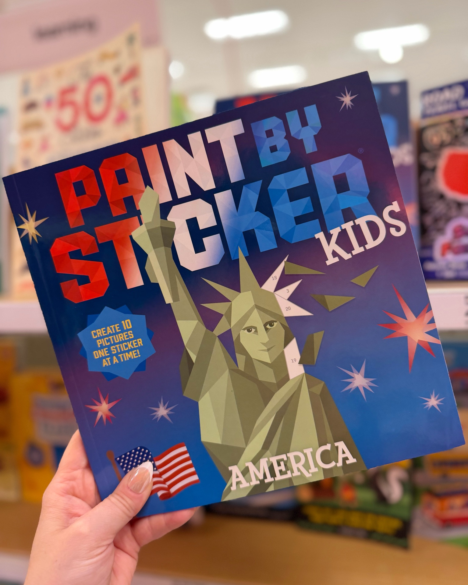 Carson’s FAVORITE sticker books 🇺🇸