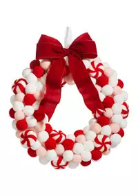 RAZ Imports Inc. Peppermint Wreath | Belk