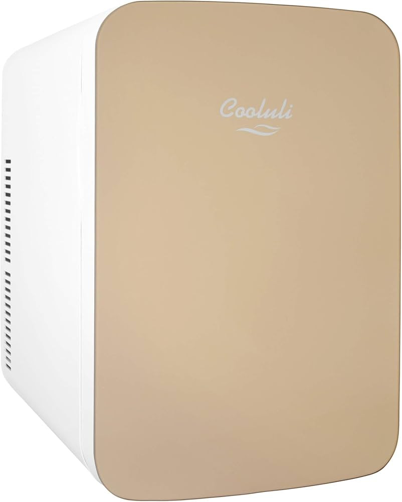 Cooluli 15L Mini Fridge for Bedroom - Car, Office Desk & College Dorm Room - 12v Portable Cooler ... | Amazon (US)