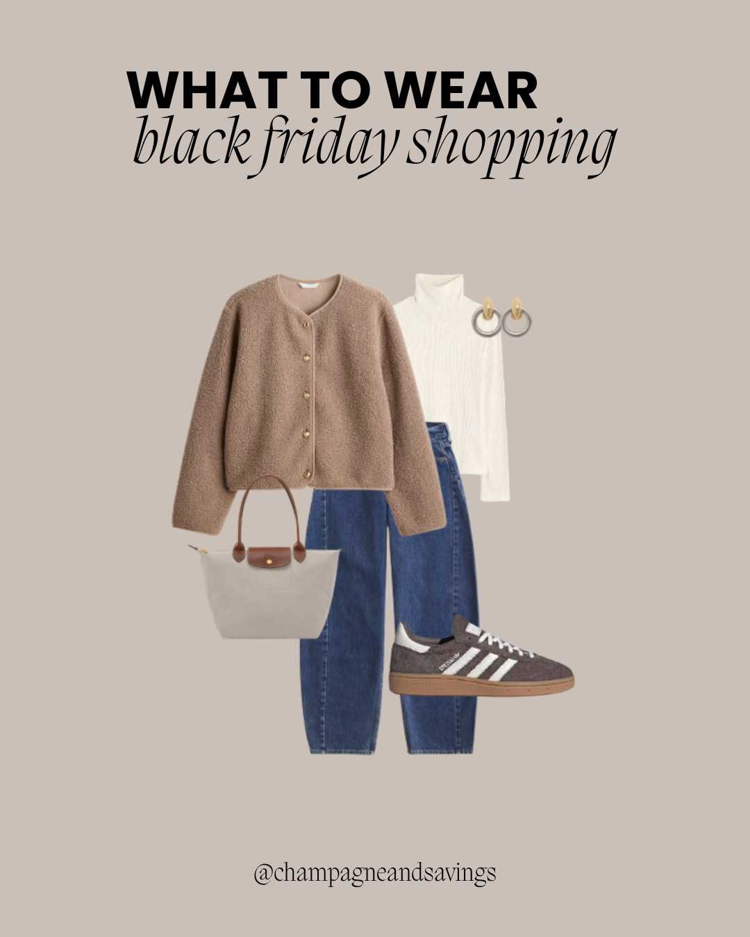 What to wear November: Black Friday shopping outfit 

#LTKFindsUnder50 #LTKootd #LTKFindsUnder100