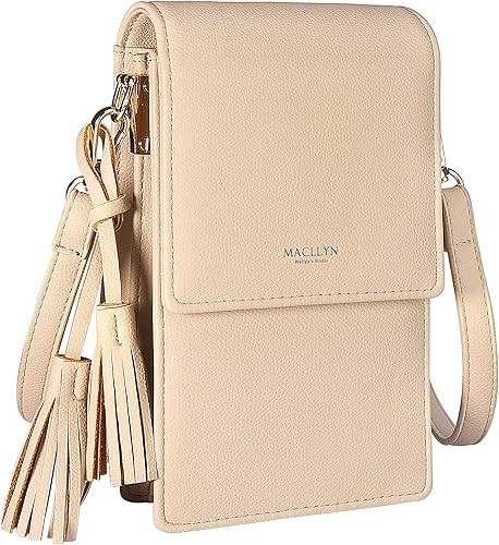 MACLLYN Small Crossbody Bag Cell Phone Purse Wallet with Credit Card Slots for Women | Amazon (US)