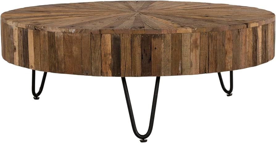 Primo International B0BRBHGVCG Coffee Table, 42" L x 42" W x 15" H, Brown, Black | Amazon (US)