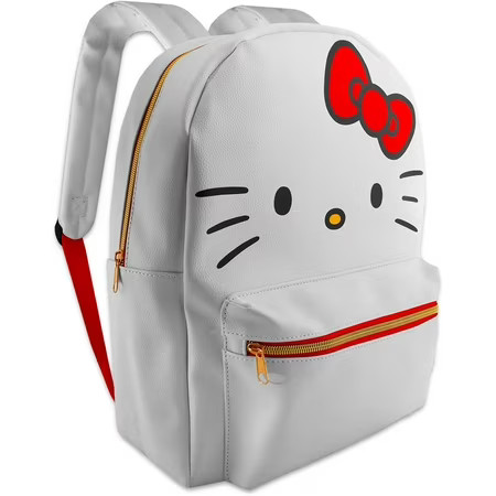 Sanrio Hello Kitty Large Backpack 16 Inches Leatherette All-over In-print Backpack | Walmart (US)