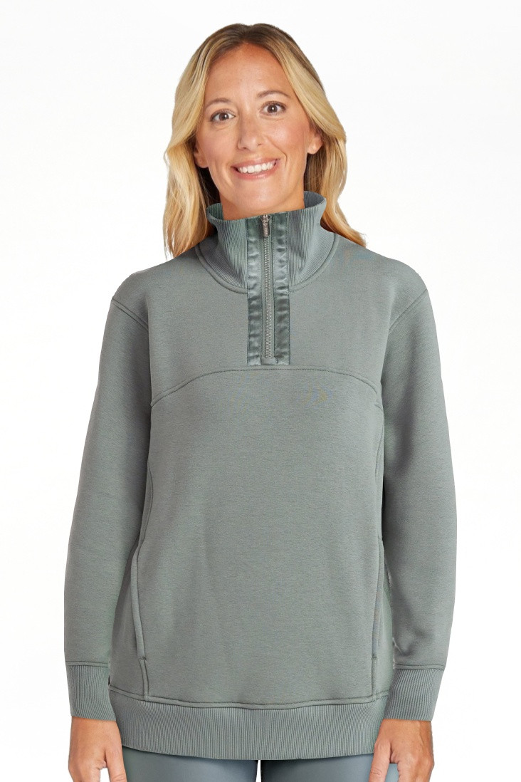 Avia Women's and Women's Plus Fleece Quarter Zip Pullover, Sizes XS-4X | Walmart (US)