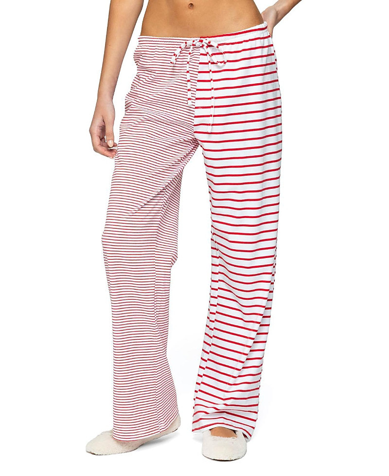 Edikted Laken Mixed Striped Pants | Bloomingdale's (US)