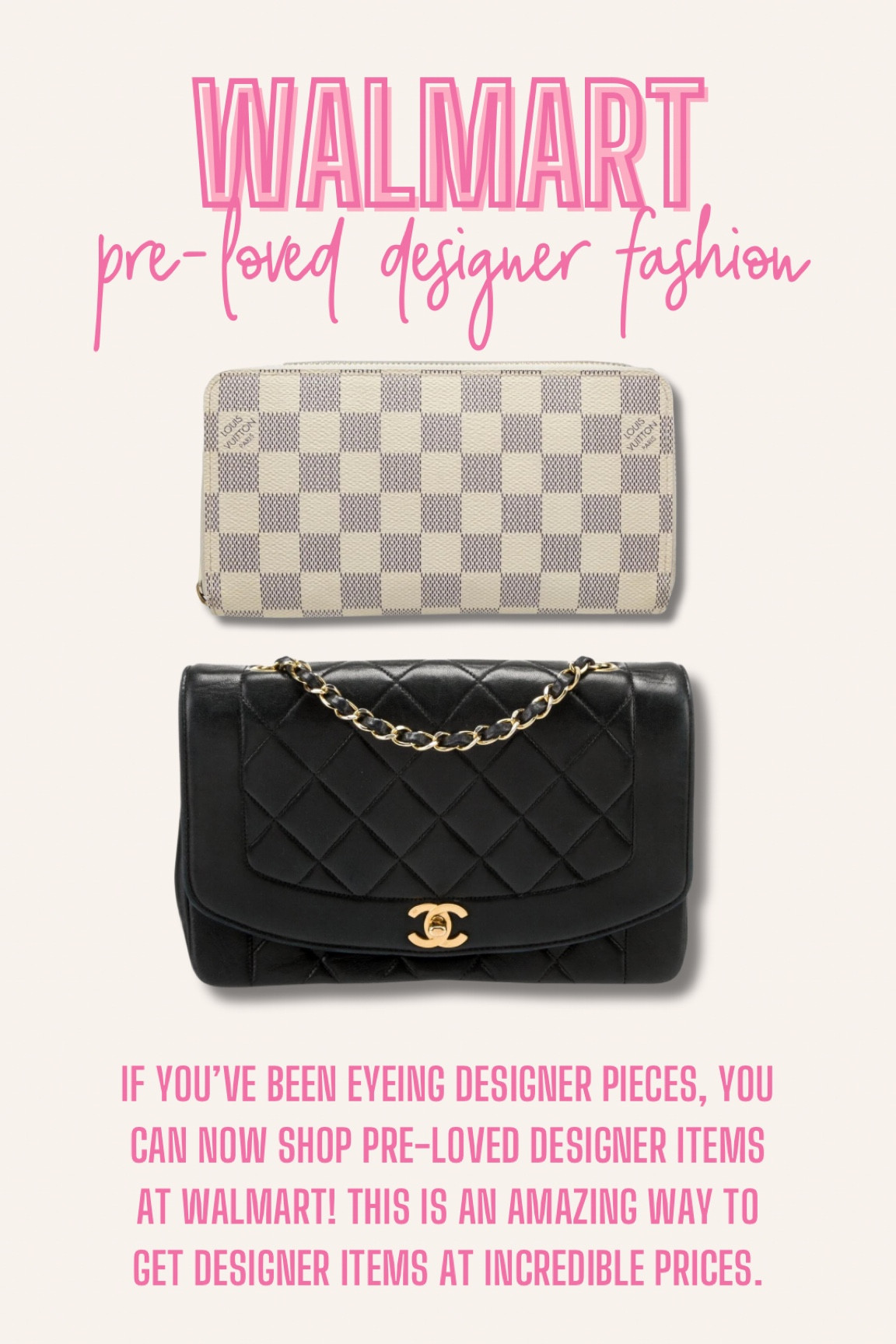 New Walmart pre-loved for designer items! :) great prices on designer finds!!  


@WalmartFashion #walmartpartner #walmartfashion #WalmartPreLovedFashion

#LTKSeasonal #LTKStyleTip #LTKItBag