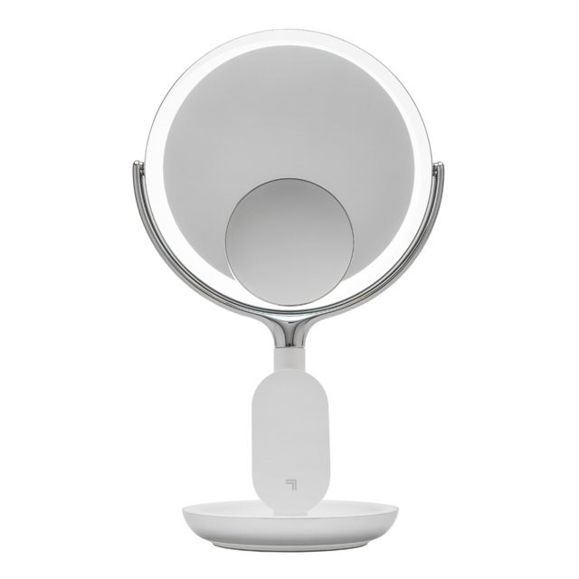 Sharper Image® SpaStudio™ Vanity 8-inch Mirror with Built-In Qi Wireless Phone Charger, 5X and... | Walmart (US)