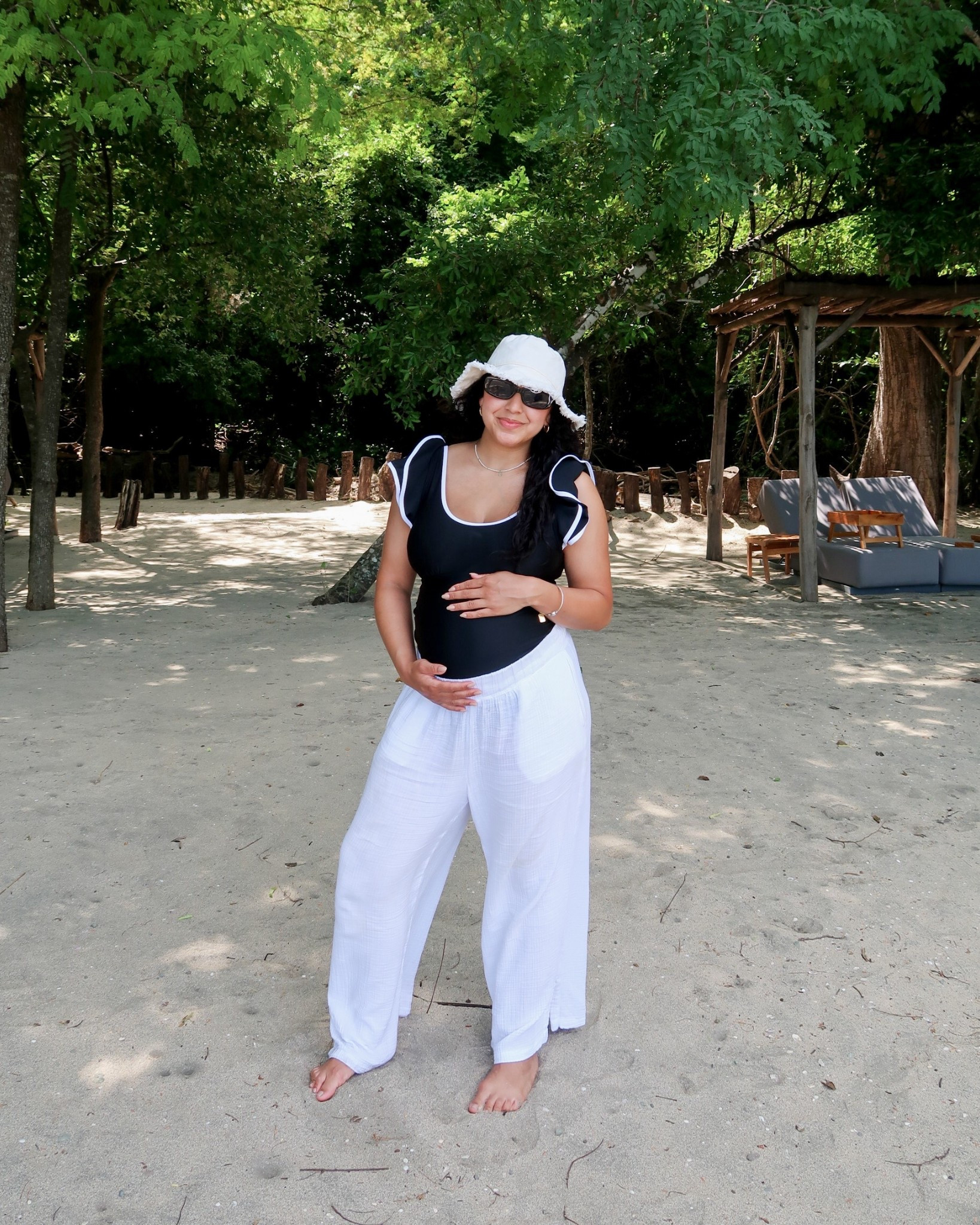 Babymoon bumpfit, pregnancy vacation outfit 

#LTKBump
