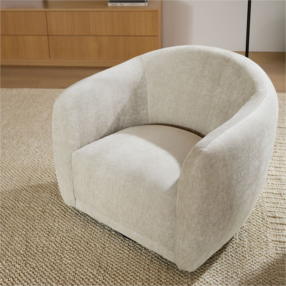 Addie Swivel Armchair | West Elm (US)