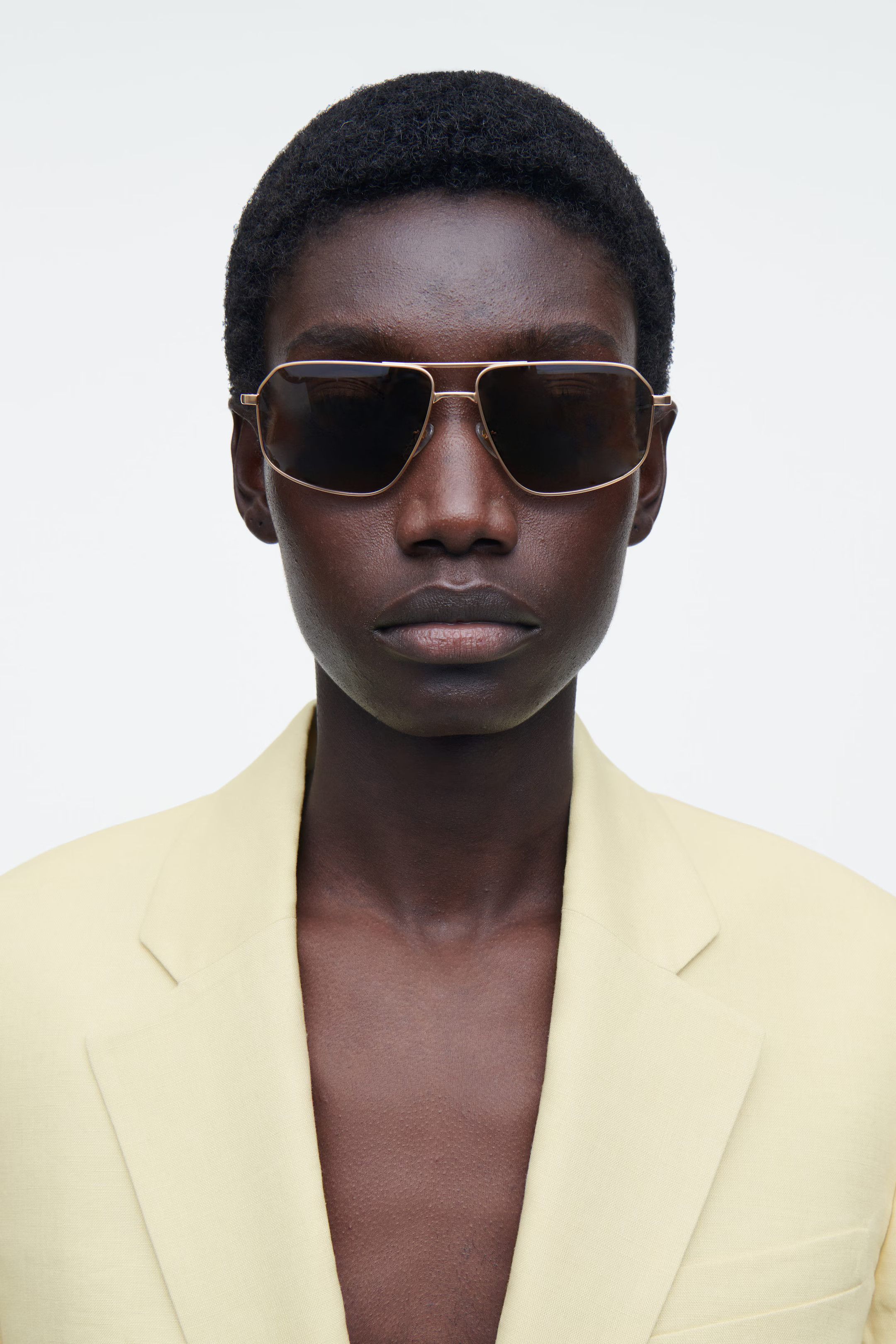 VISTA SUNGLASSES - AVIATOR - BROWN / GOLD | COS | COS (EU)