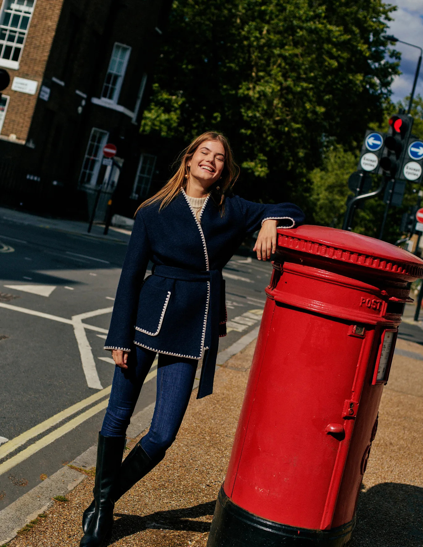 Belted Short Wrap Coat | Boden (US)