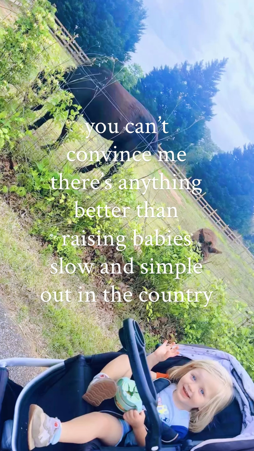 simply the best and what I always dreamed of 👶🏼🌼🐴🍯🤠🌾🫏🌳💭 #raisingcountrybabies #livingmydream 

Just can’t believe this precious country paved track 🌳 and park 🛝 is right down the road 🛻 from us… what a gift from the Lord!!! 🤍 My littles absolutely love (!!) this sweet place - the biking/walking trail 🚲, the honeysuckles 🍯🌼, and getting to say hi 👋🏼 to the mule 🫏 and horsie 🐴 (& you can see the mountain ⛰️ that our farm 🏡 is on right through the trees 🌳- just so special)!! 🫶🏽 We just love this sweet place so and couldn’t be more grateful to get to raise my little country 🤠 babies 👶🏼 in this beautiful small town!! 🌾 #thankyoulord #raisingcountrykids #smalltownlife 