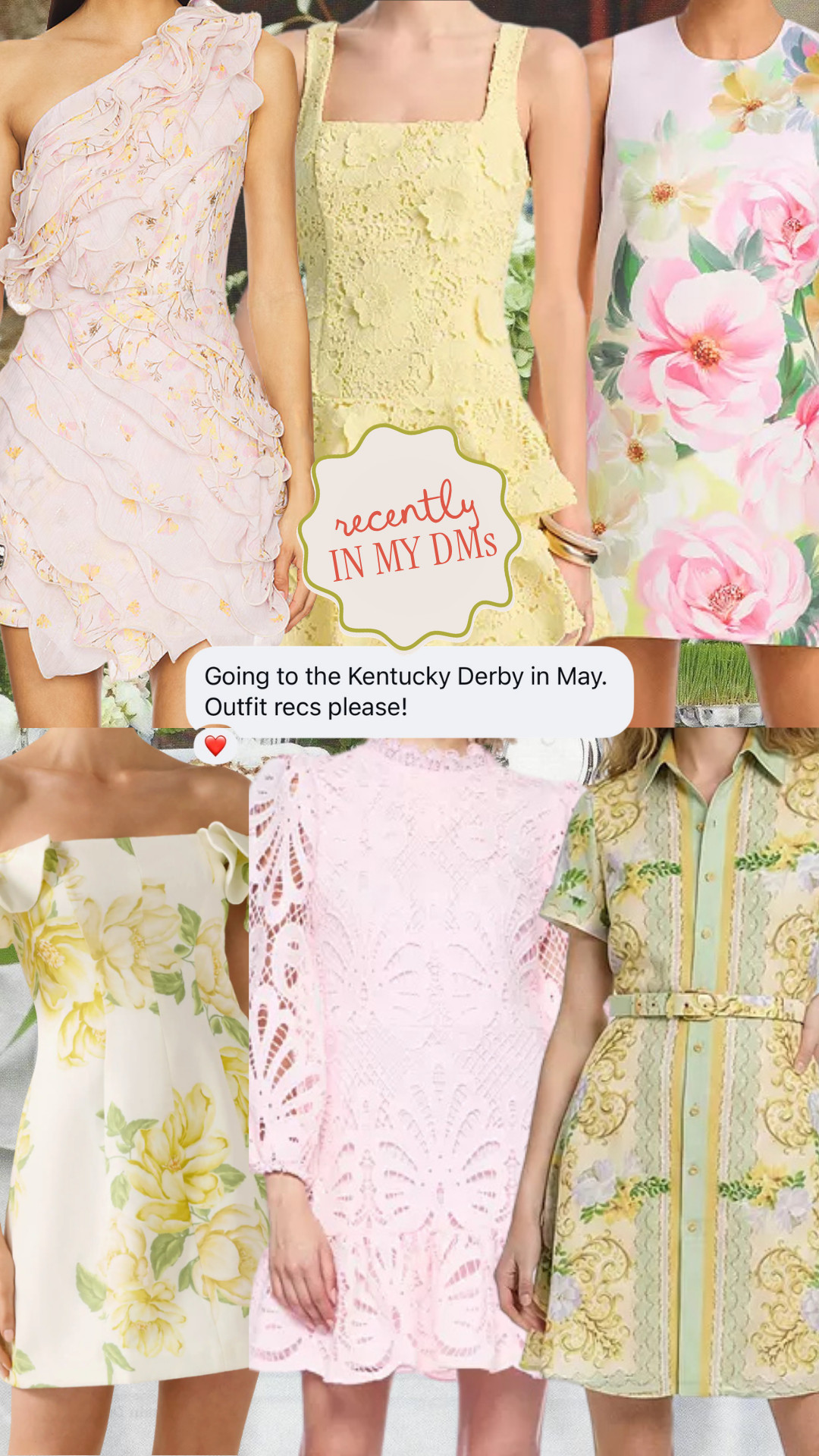 Some fun Derby dresses whether you're going or celebrating from afar!!  

 

#LTKootd #LTKSeasonal #LTKWedding