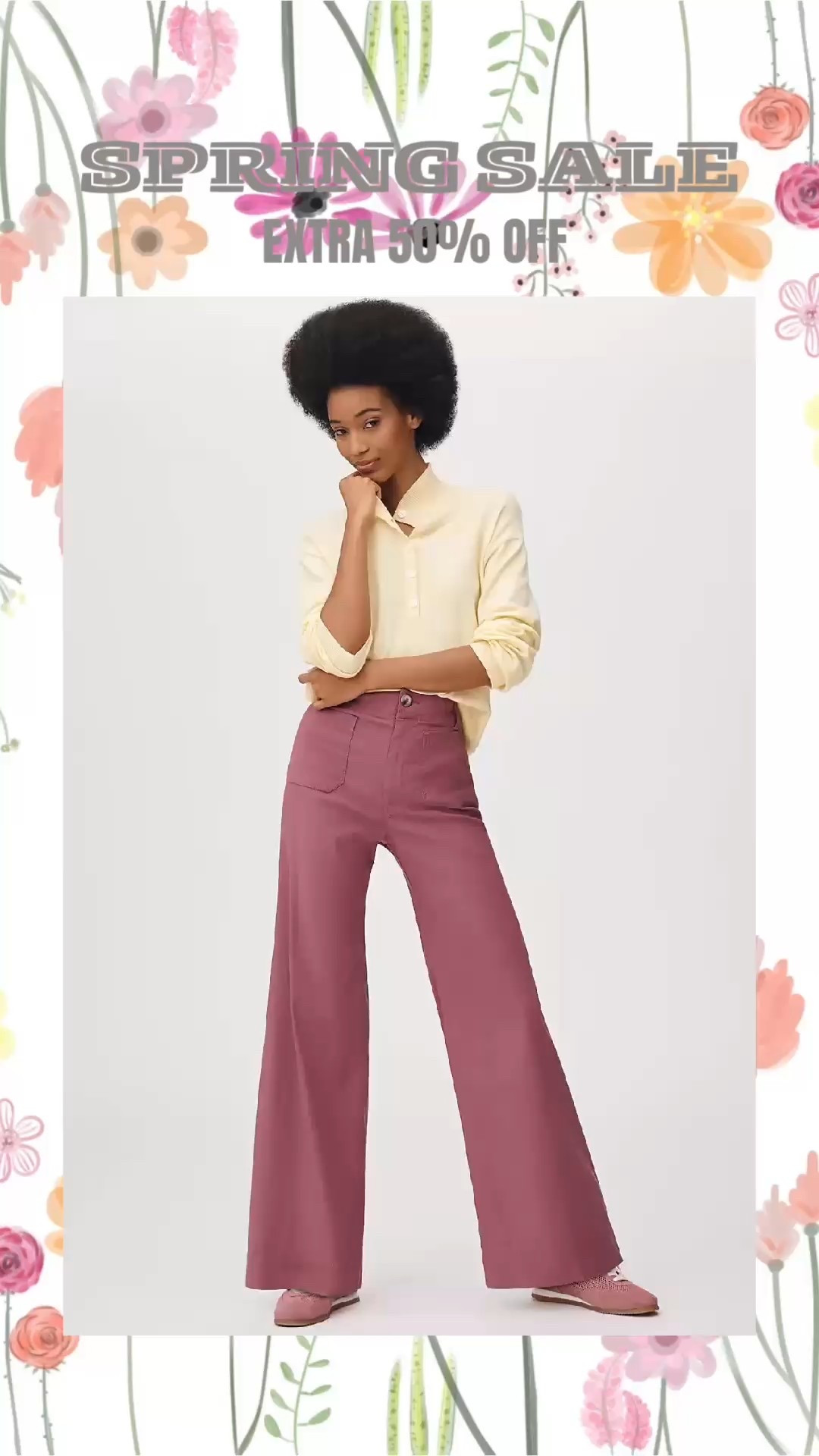 SALE
Extra 50% OFF
Pants

#LTKOver40 #LTKFindsUnder100 #LTKSaleAlert