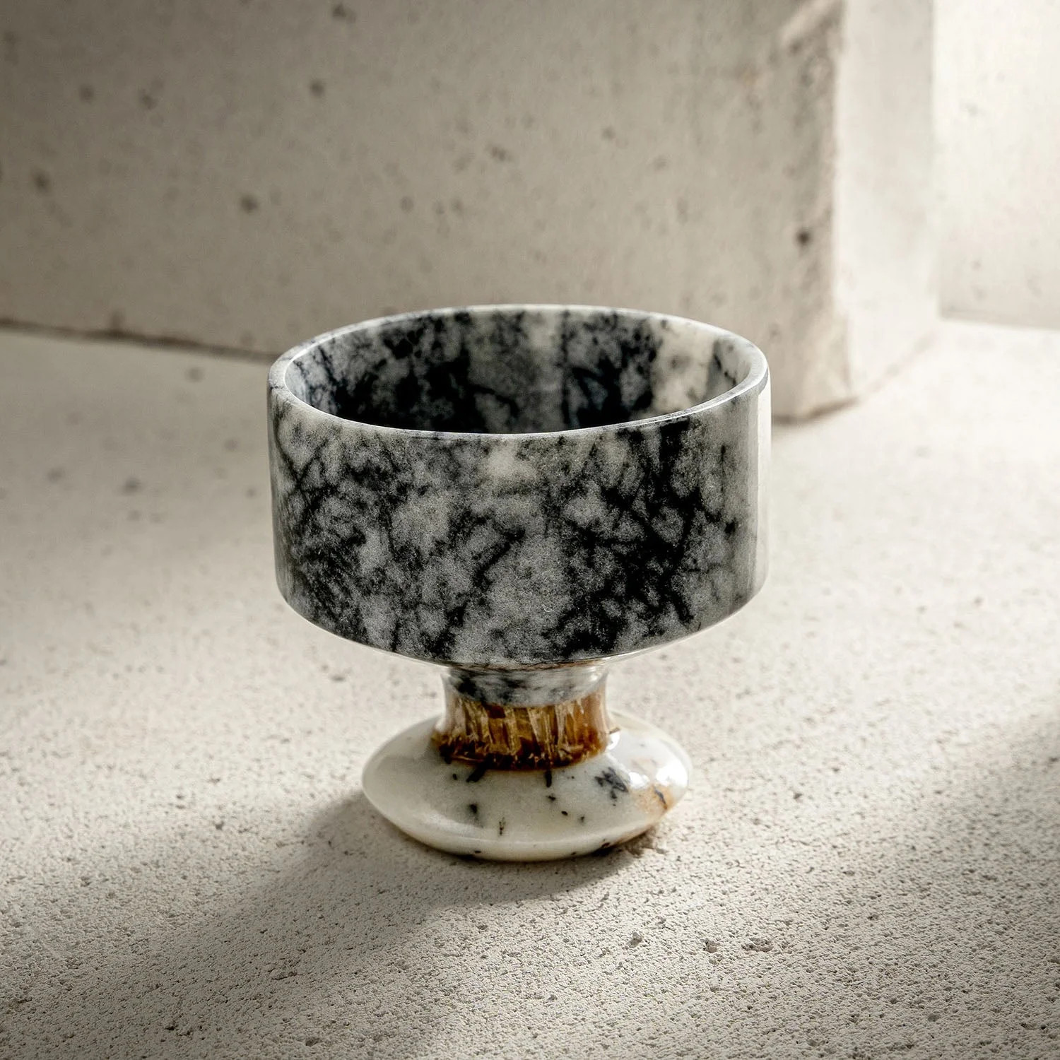 ALFIQ Marble Tumblers - Handcrafted Natural Marble in Afyon Lilac and Mugla Black Finishes | Walmart (US)