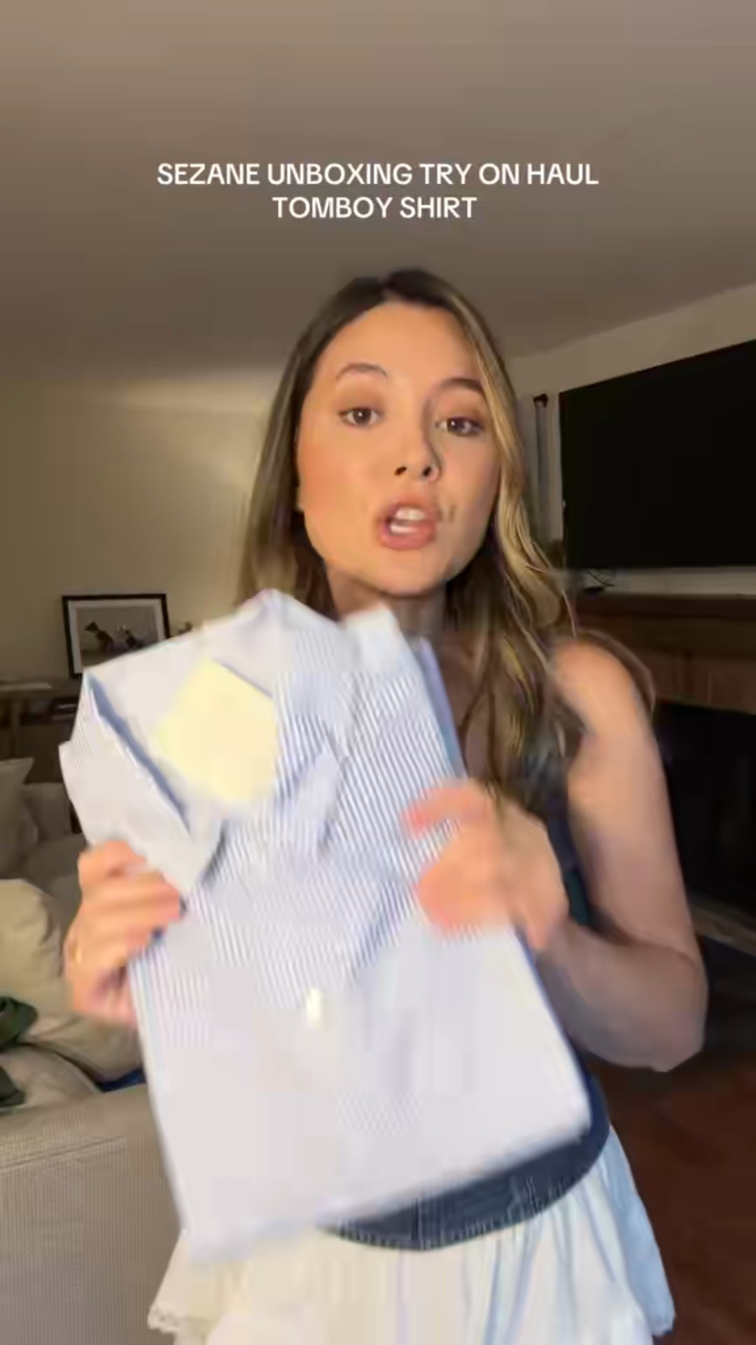 Sezane unboxing, Tomboy shirt 

#LTKStyleTip #LTKSeasonal #LTKWorkwear