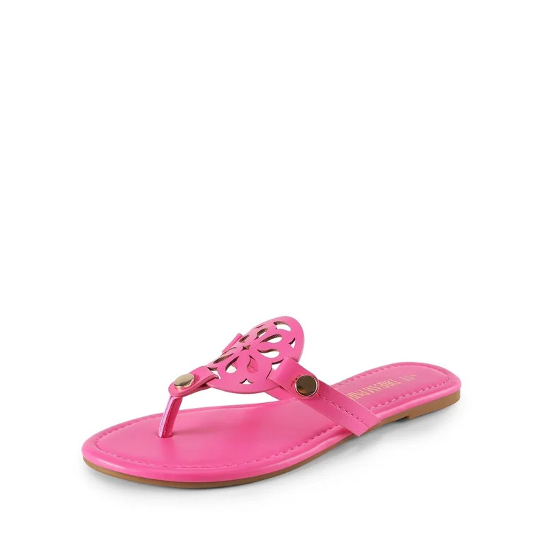 DREAM PAIRS Women's Flip Flops Comfortable Soft Cushion Slide Slip on Summer Beach Thong Flat San... | Walmart (US)