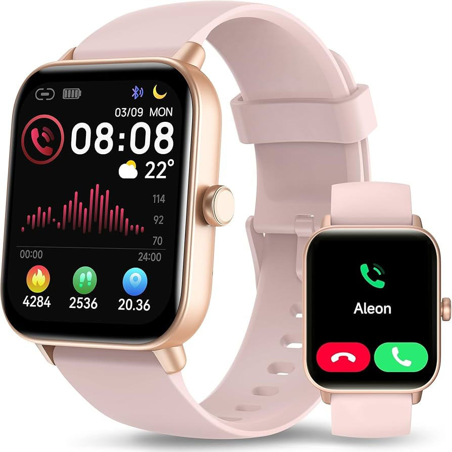 Smart Watch for Women iPhone & Android, 1.8" Smartwatch with Bluetooth (Answer/Makes) Built-in Al... | Amazon (US)