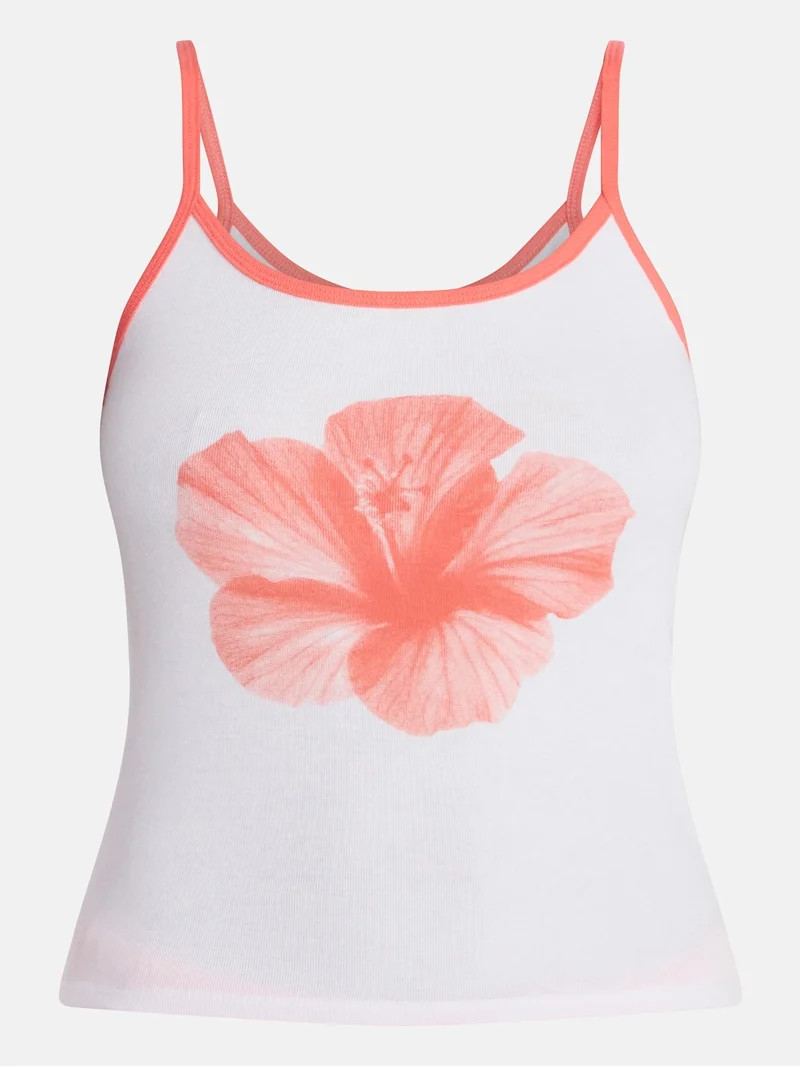 No Boundaries Scoop Cami Top, Women's Sizes XXS-XXL | Walmart (US)