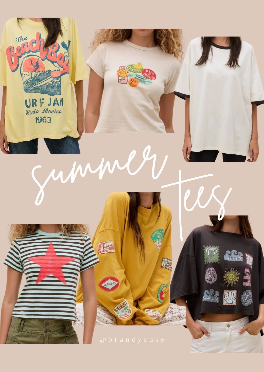 fun tees for summer and beyond! I ordered a medium in star striped tee and yellow long sleeve is one size!