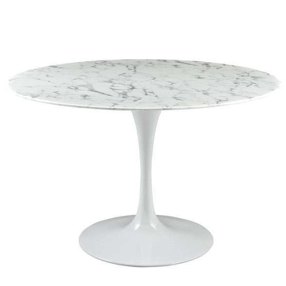 Lippa Round Artificial Marble Dining Table - Modway | Target