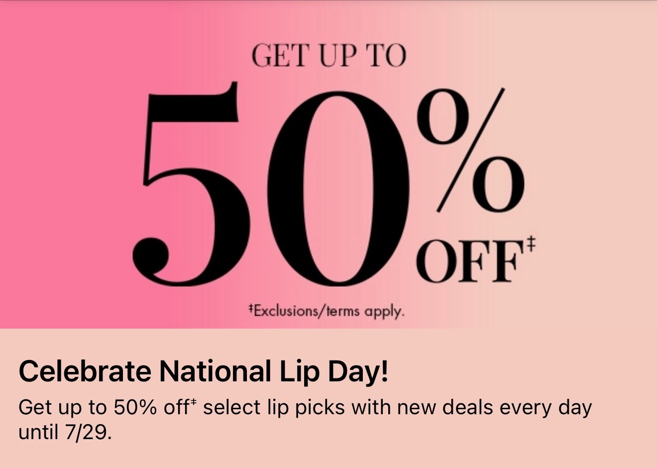 National Lipstick Day 

#sephorasale #lipsticks #nationallipstickday