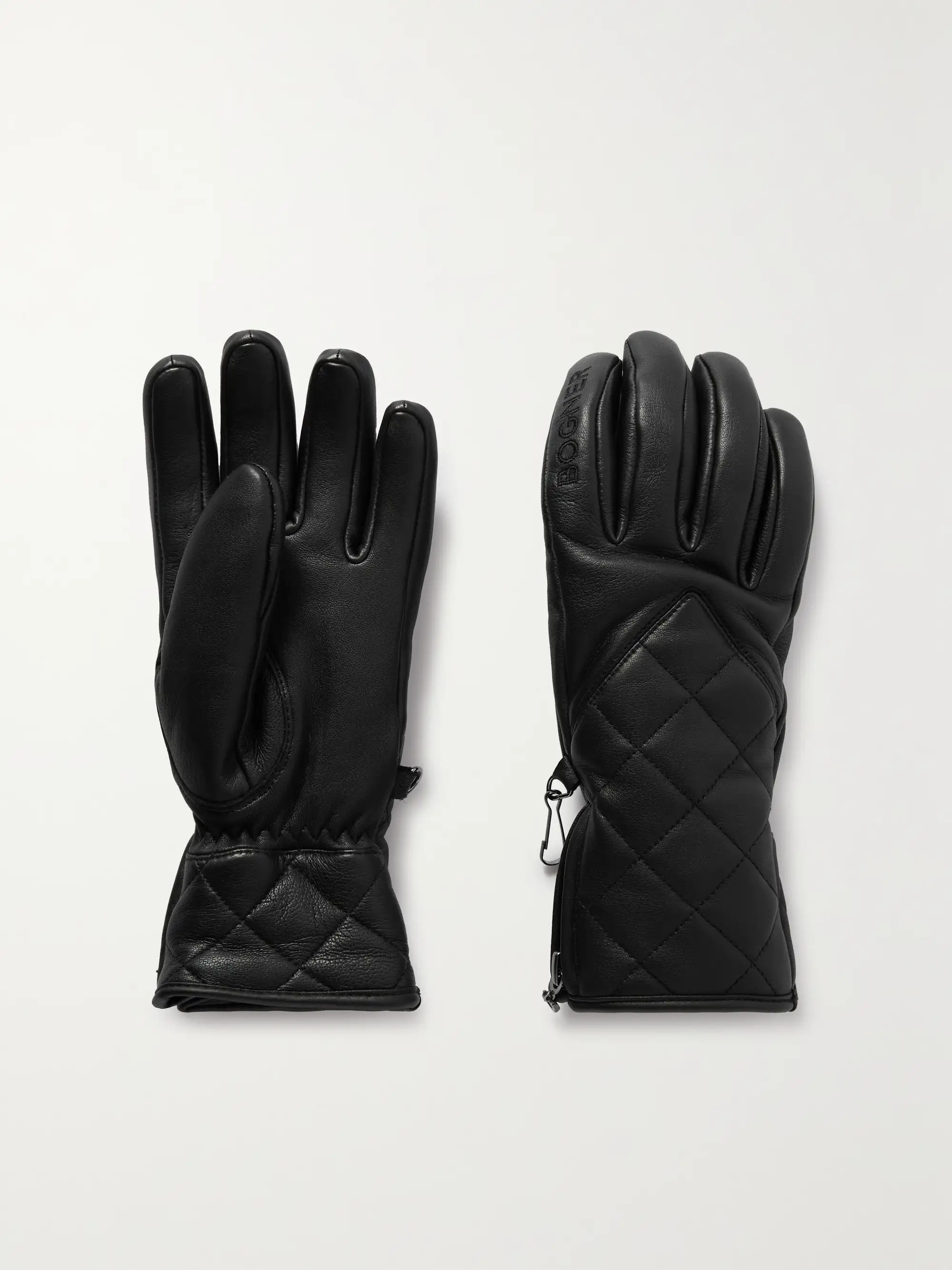 Dana Sport quilted padded leather ski gloves | NET-A-PORTER (US)