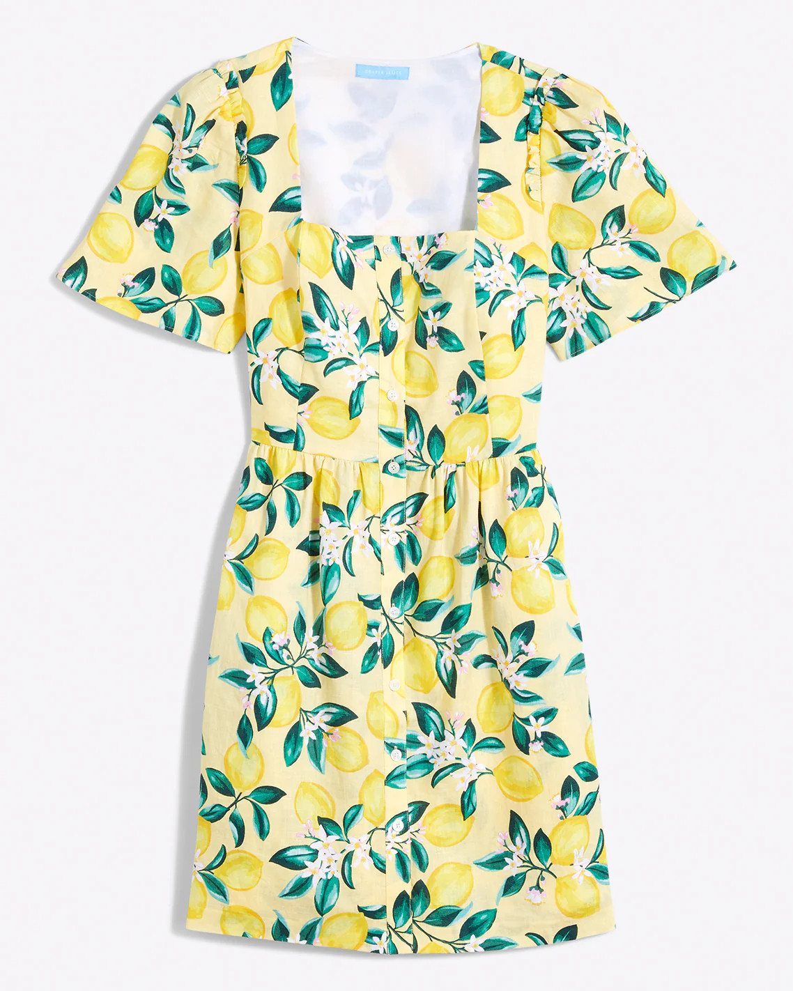 Danielle Mini Dress in Lemon Blossom | Draper James (US)