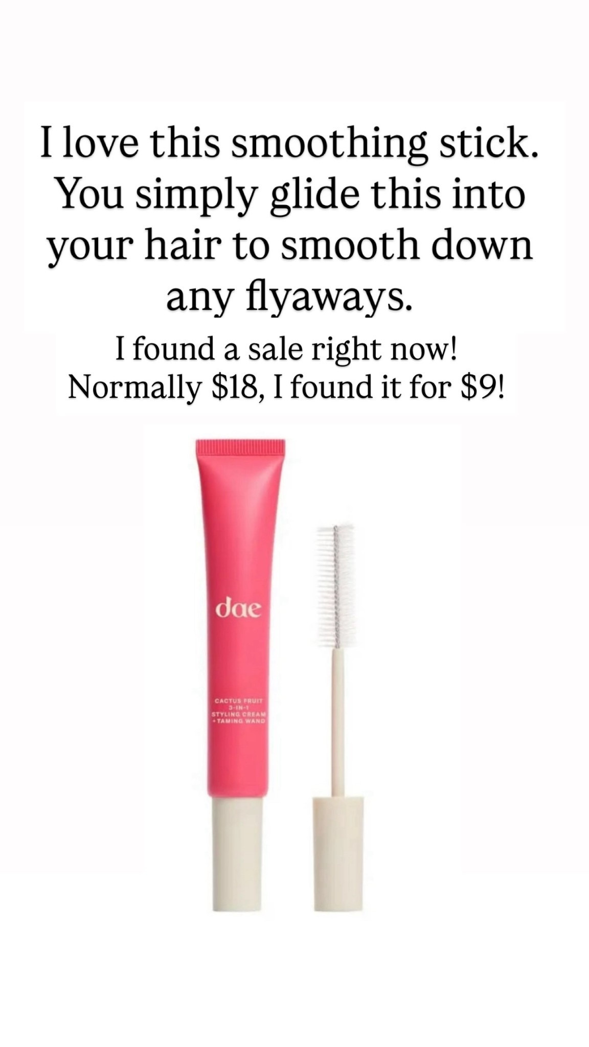 This taming wand to smooth flyaways is on sale for 50% off! It’s the best. I love this one. I keep in my handbag. 

#LTKStyleTip #LTKBeauty