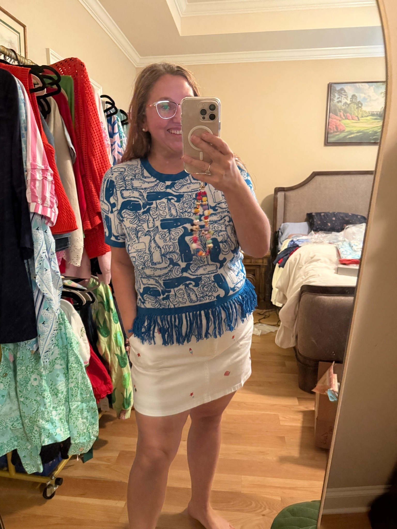 I was not expecting to like this nor for it to fit so … I was shocked! This is the cutest outfit! #lillypulitzer #livinglargeinlilly #patriotic #midsize

#LTKootd #LTKMidsize