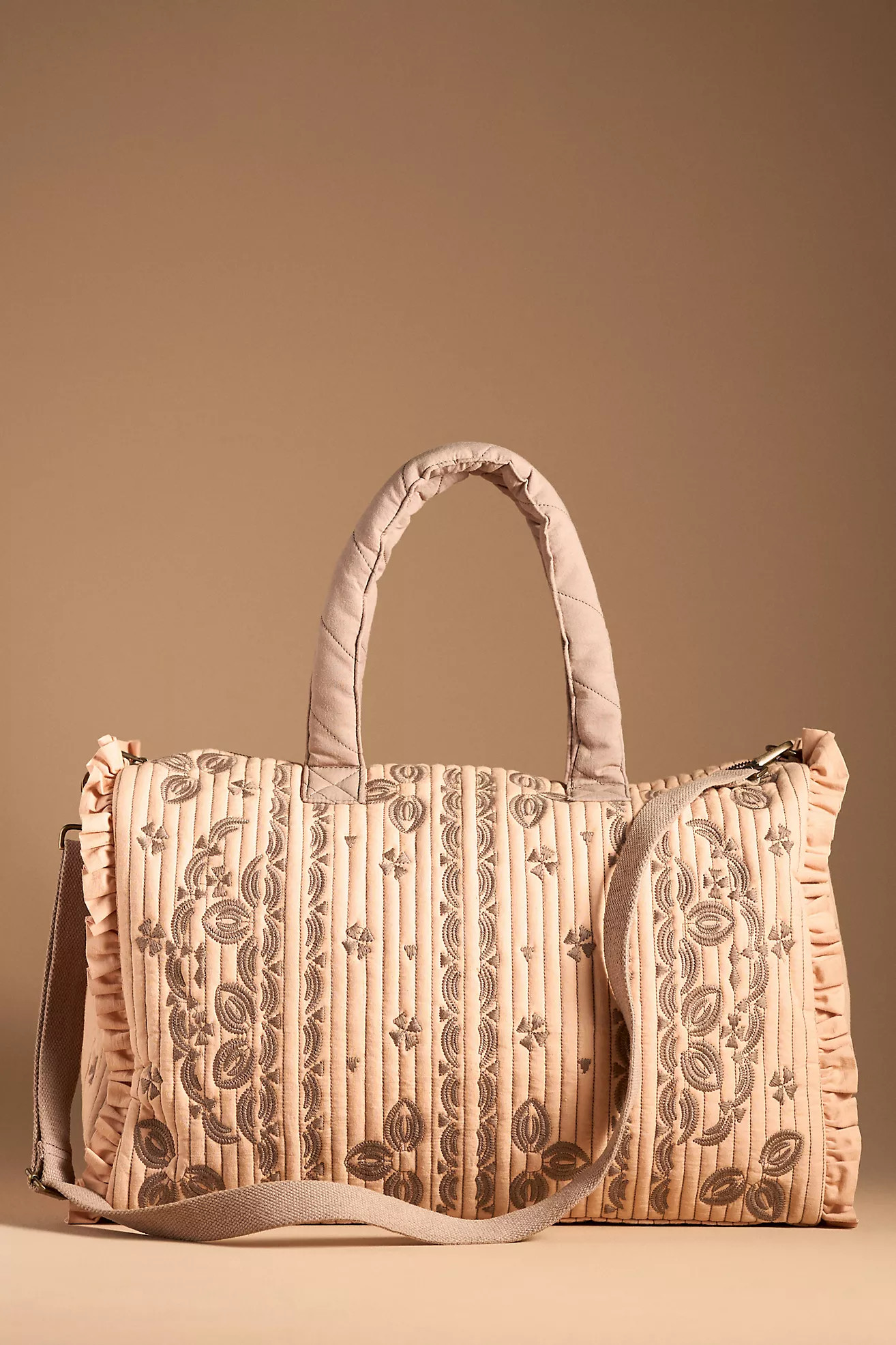 Llani x Anthropologie Embroidered Weekender Bag | Anthropologie (US)