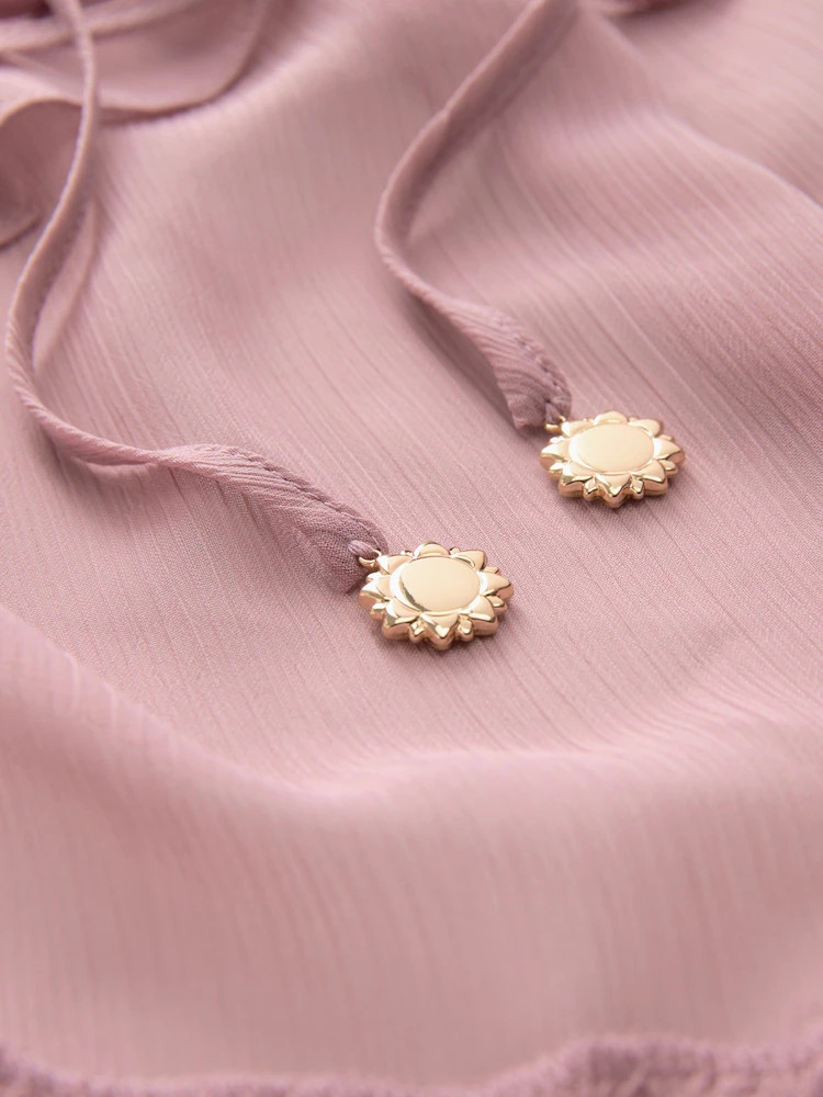 Dusty Pink Frill Cape | Next EU