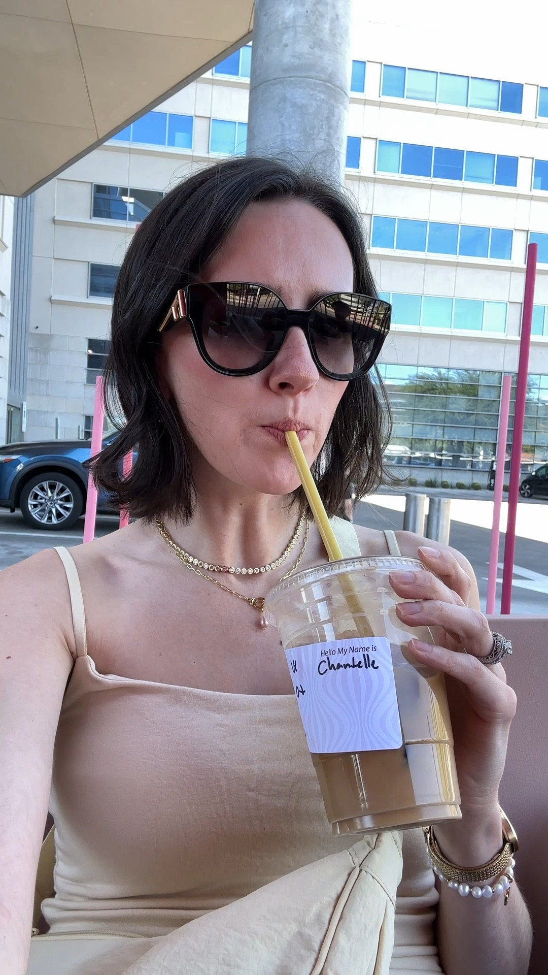 When your straw matches your outfit 💛🌼🍋🍯 butter yellow is my new obsession! Sometimes it takes me a bit to come around to the color trends 😂 

#LTKdayinmylife #LTKootd #LTKSpringSale