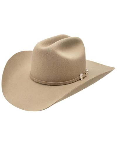 Stetson Unisex Corral 4X Felt Cowboy Hat - SBCRAL-754098 Silver Sand 6 3/4 | Amazon (US)