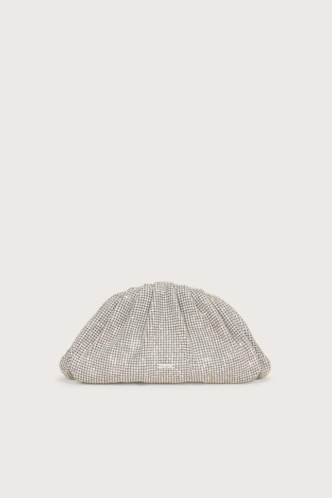 JAALA MINI RHINESTONE CLUTCH - CLEAR | Cult Gaia - US