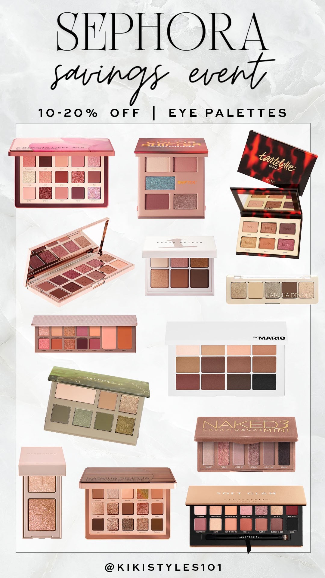 10-20% off (depending on insider status!) these stunning eye shadow palettes! 

#sephorasale



#LTKFindsUnder100 #LTKBeauty #LTKSaleAlert