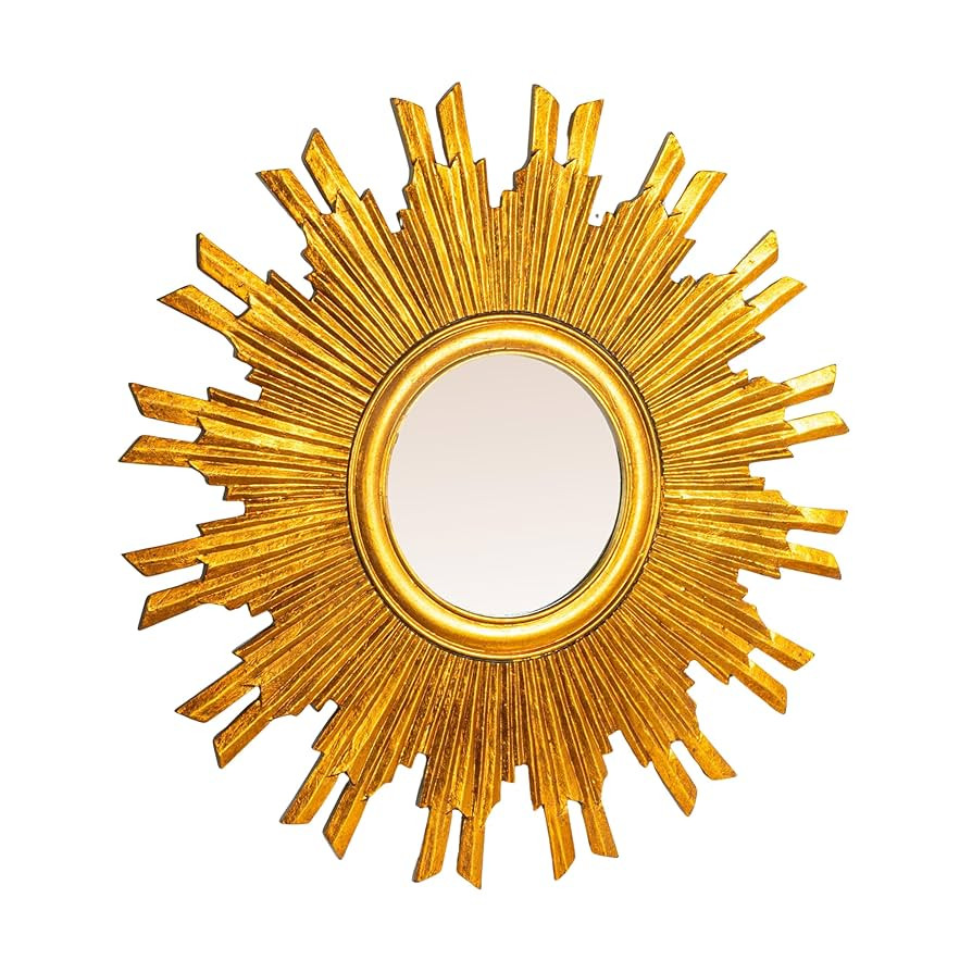 Creative Co-Op Gold Sunburst Mirror | Amazon (US)