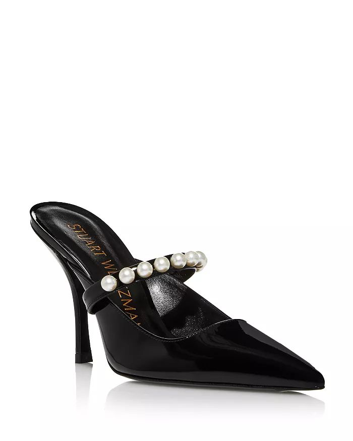 Stuart Weitzman Women's Goldie 100 Pointed Toe Embellished High Heel Pumps Shoes - Bloomingdale's | Bloomingdale's (US)