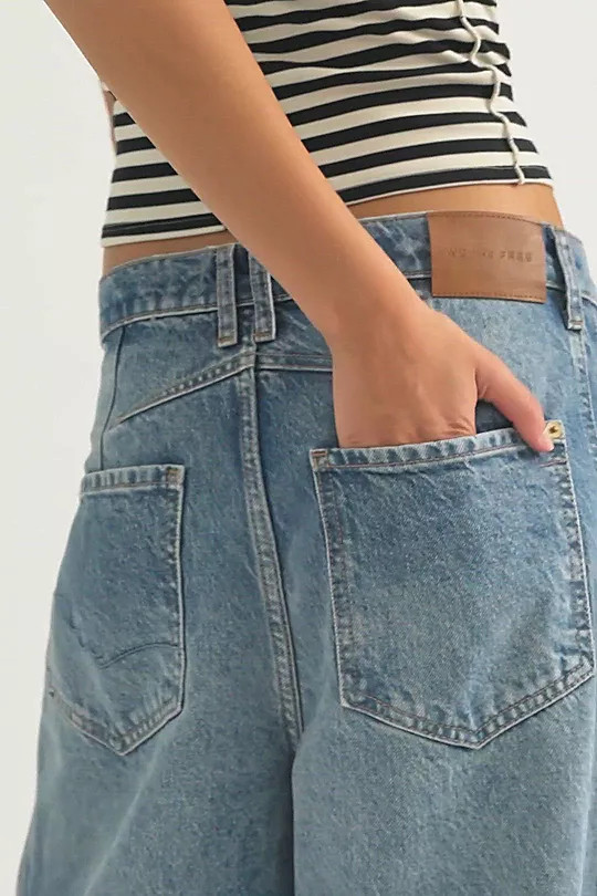 We The Free Good Luck Mid-Rise Barrel Jeans | Free People (Global - UK&FR Excluded)