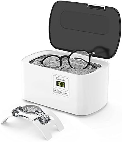 KECOOLKE Ultrasonic Jewelry Cleaner, 600ml Sonic Cleaner with Digital Timer for Eyeglasses, Rings... | Amazon (US)
