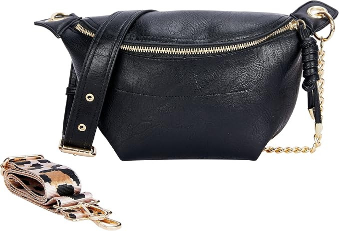 Crossbody Shoulder Bags for Women, Tassel Chest Purses Fanny Packs Belt Bag, Fashion Waist Packs ... | Amazon (US)