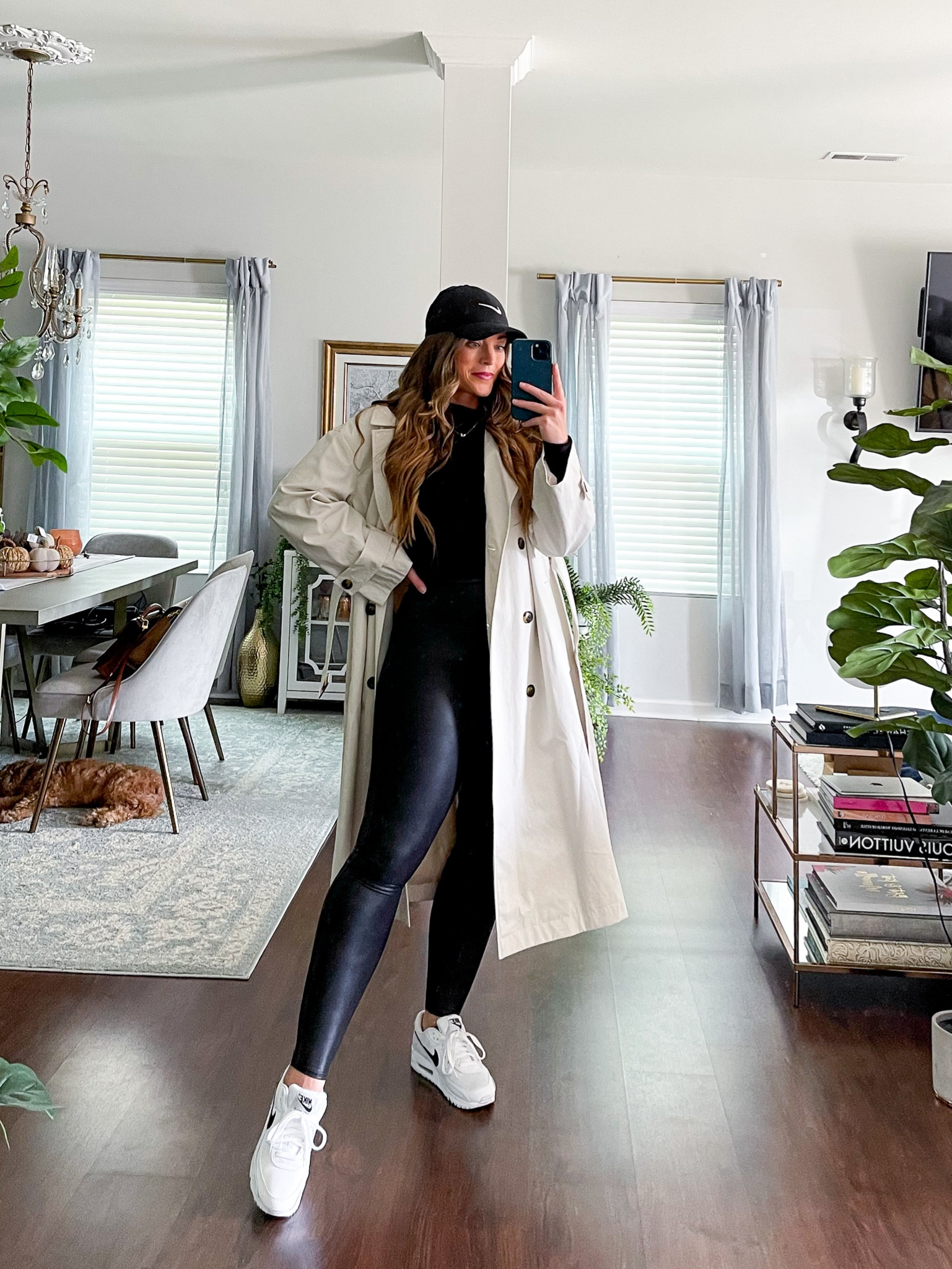 Easy Fall outfit, running errands outfit, 

Trench coat over a nike oversized hoodie (L) with spanx leather leggings (m), with nike airmax sneakers (true to size)


Spanx leather leggings, how to style leather leggings, how to style spanx, Brittany Ann Courtney, fashion YouTube haul,  fall capsule wardrobe 

#LTKshoecrush #LTKSeasonal #LTKunder100