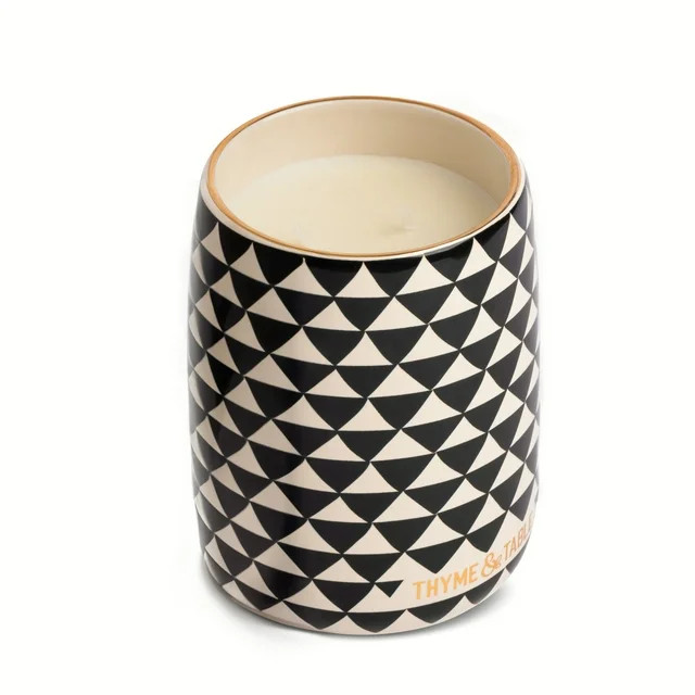 Thyme & Table 19oz Amber & Vanilla Scented 2-Wick Tumbler Jar Holiday Candle | Walmart (US)