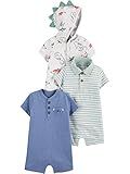 Simple Joys by Carter's Baby Boys' Rompers, Pack of 3 | Amazon (US)