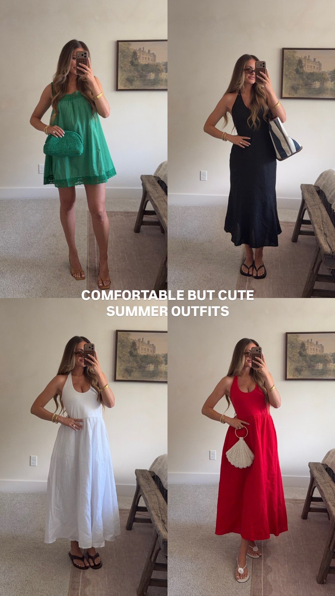The cutest summer dresses from @jcrew!! I’m wearing size S in the dresses and my true size in the sandals! All of the bags are so cute too!

 #injcrew #ad

#LTKootd #LTKSeasonal