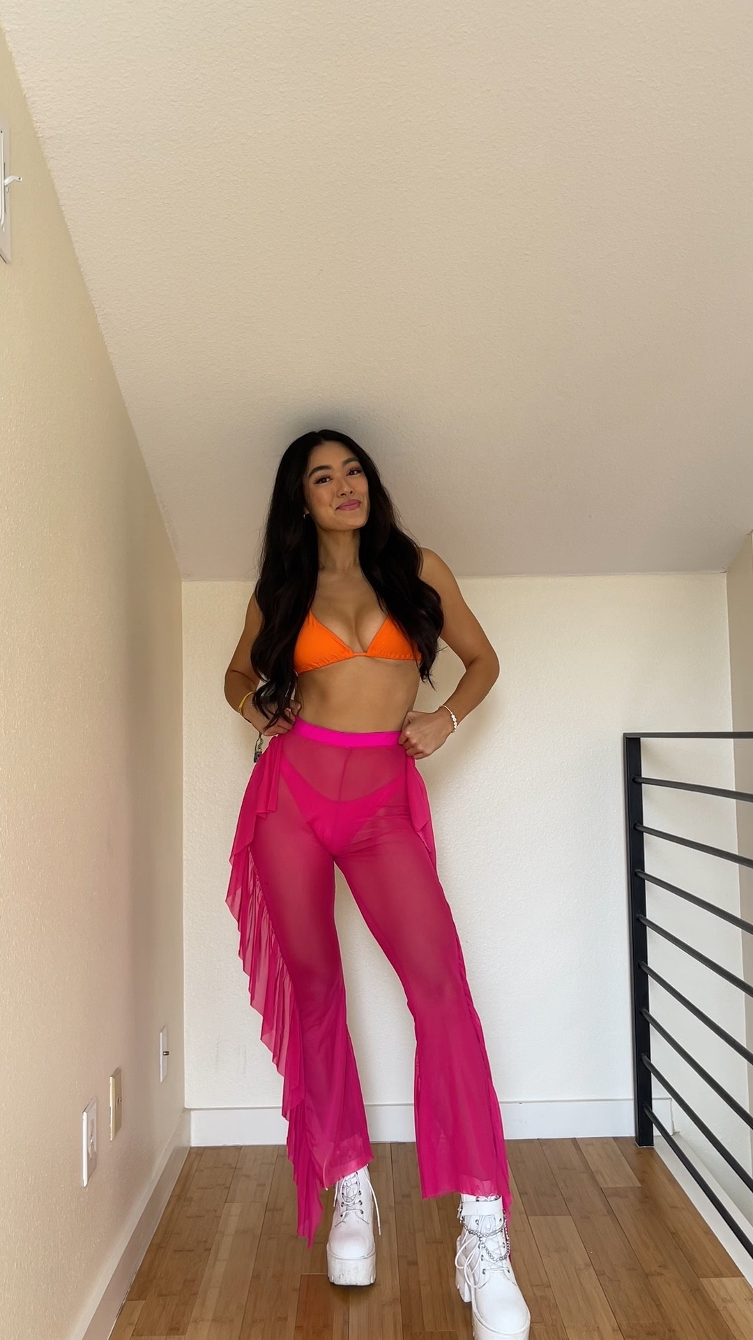 pink + orange festival fit 💖🧡 

#LTKFestival #LTKunder50 #LTKfit