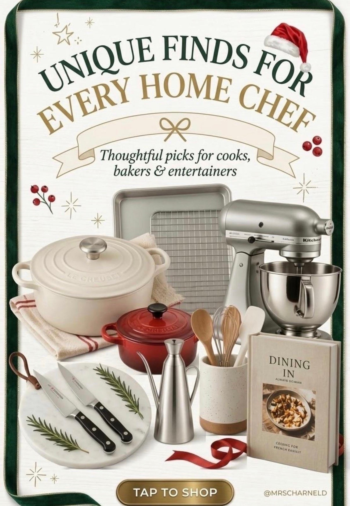 ✨ Holiday Gift Guide: Kitchen Edition ✨
Sharing my top kitchen must-haves that make the perfect gift for anyone who loves to cook, host, or just keep their home cute + functional. From luxe coffee makers to the prettiest cookware — these are items you’ll use all year long.

🎁 Tap to shop everything featured!
Follow me on LTK for more gift guides, home finds, and daily deals. 💕
#HolidayGiftGuide #KitchenGifts #LTKHoliday #LTKHome #HostessGifts #KitchenMustHaves #GiftIdeas2025

#LTKHoliday #LTKGiftGuide #LTKSeasonal

Comment SHOP below to receive a DM with the link to this post on my LTK ⬇ https://liketk.it/6k1Zj

https://liketk.it/6k1Zj