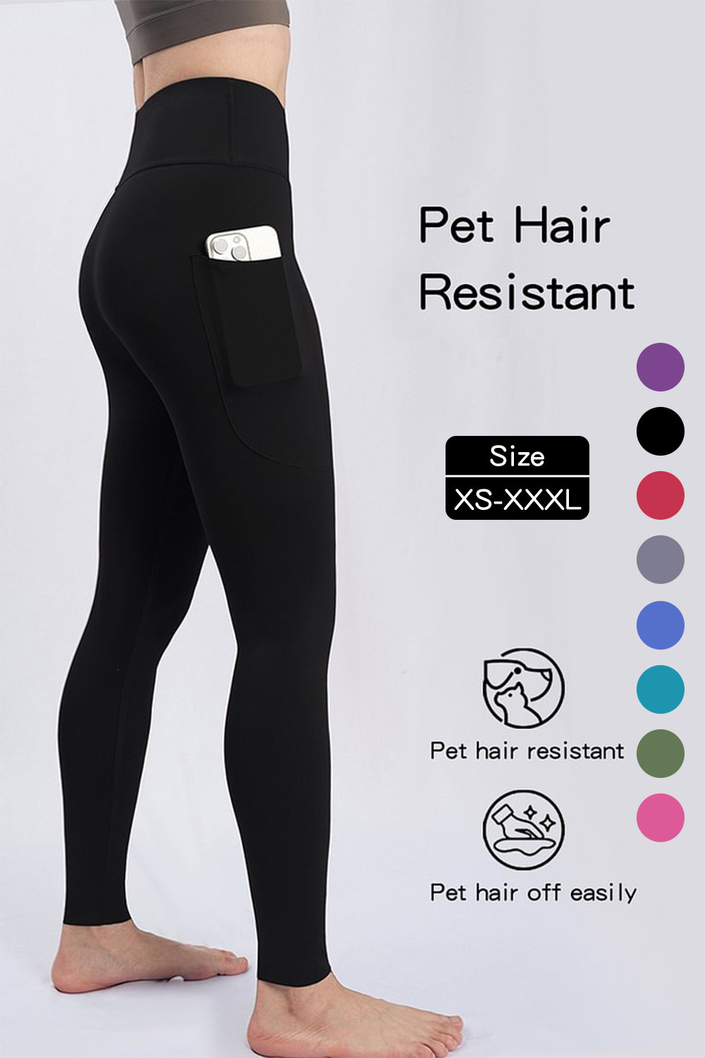 High-Waisted Seamless Yoga Leggings With Pocket 28 | sthcute