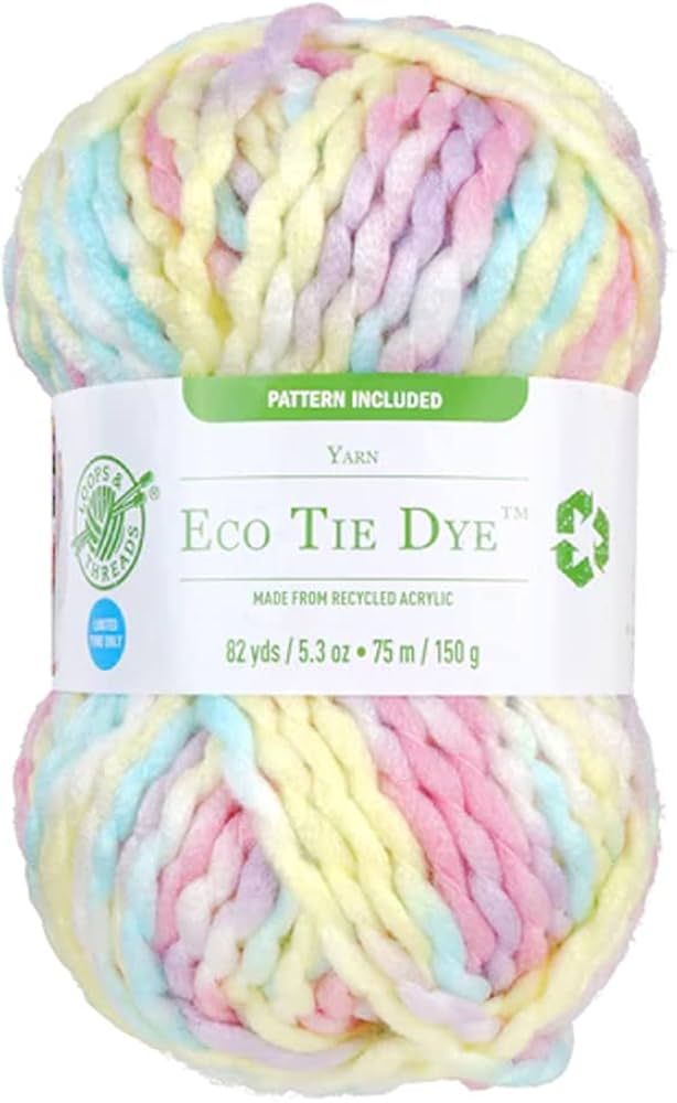 Craf Eco Tie Dye Yarn (Pastel Peace) | Amazon (US)